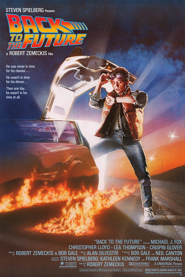 Back to the Future (1985) movie poster 24x36