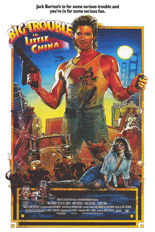 Big Trouble in Little China (1986) movie poster 24x36