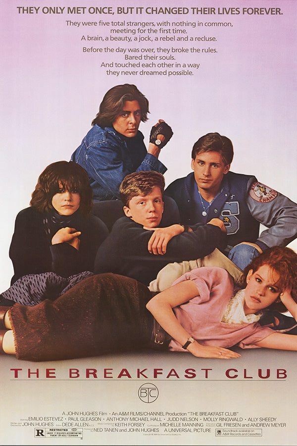 The Breakfast Club (1985) movie poster 24x36