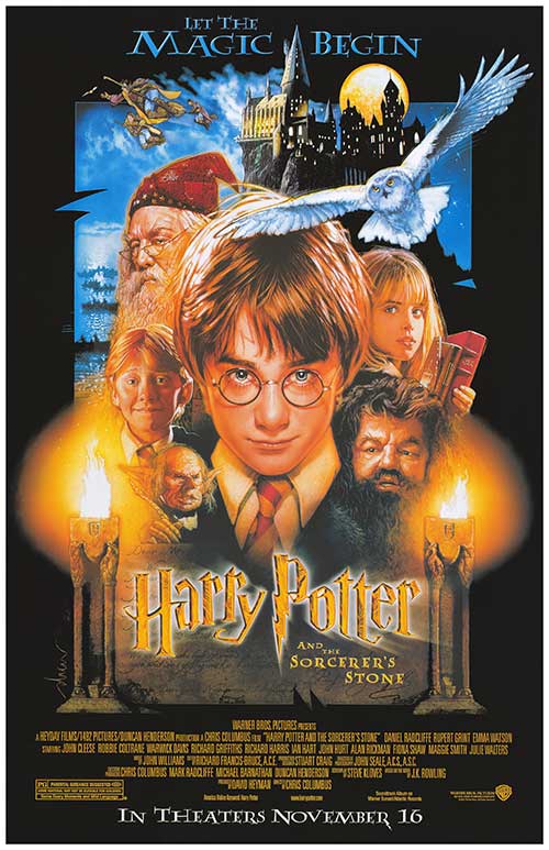 Harry Potter and the Philosopher's Stone (2001) movie poster 11x17