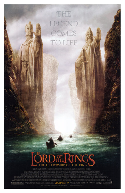 The Lord of the Rings: The Fellowship of the Ring (2001) movie poster 11x17