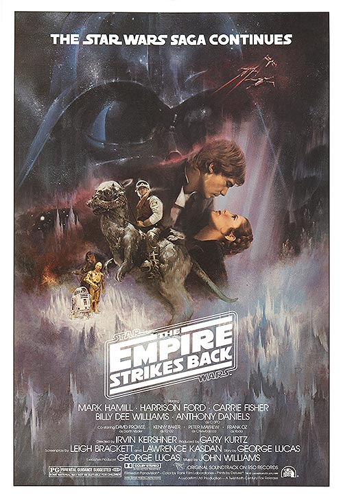 The Empire Strikes Back (1980) movie poster 27x39