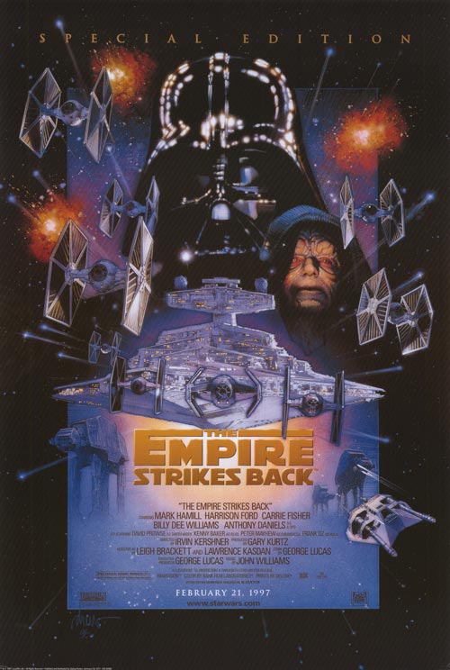 The Empire Strikes Back (1980) movie poster 26.5x39.5