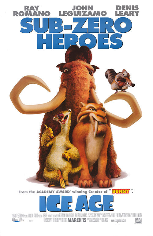 Ice Age (2002) movie poster 11x17