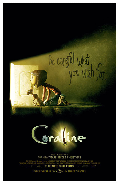 Coraline (2009) movie poster 11x17