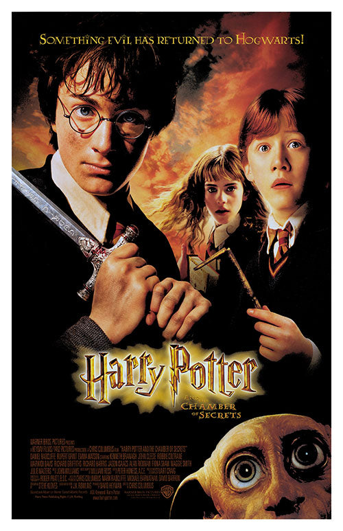 Harry Potter and the Chamber of Secrets (2002) movie poster 11x17