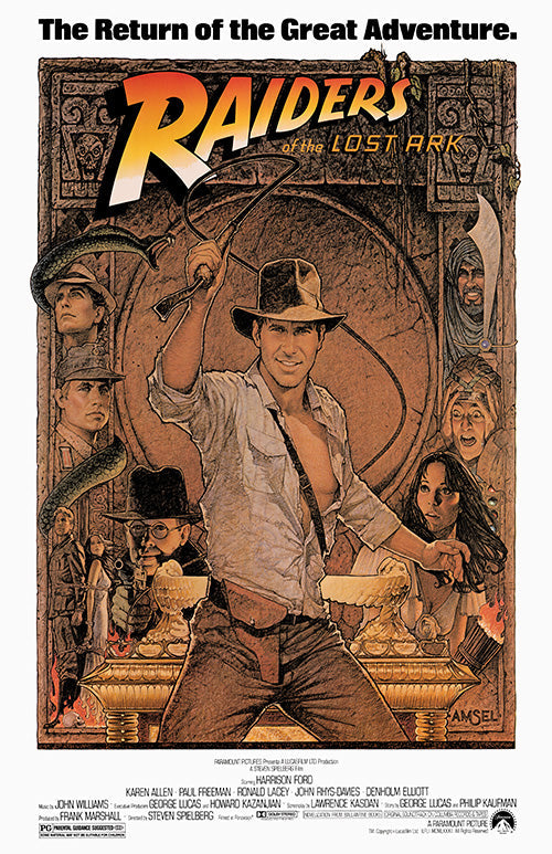 Raiders of the Lost Ark (1981) movie poster 11x17