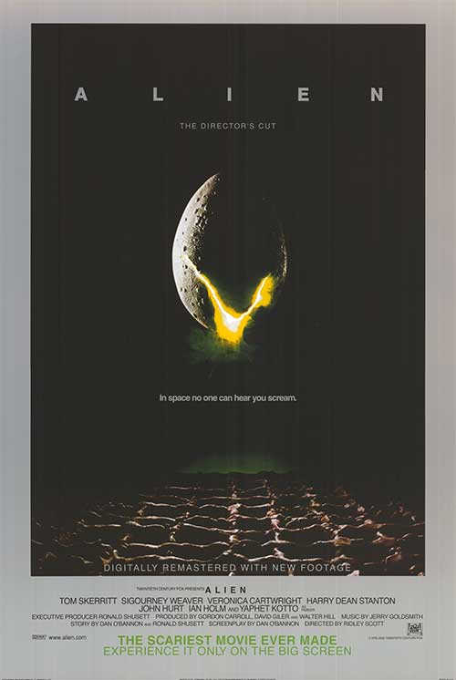 Alien (1979) movie poster 26.5x39.25