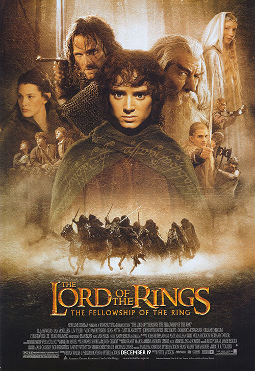 The Lord of the Rings: The Fellowship of the Ring (2001) movie poster 26.75x38.5