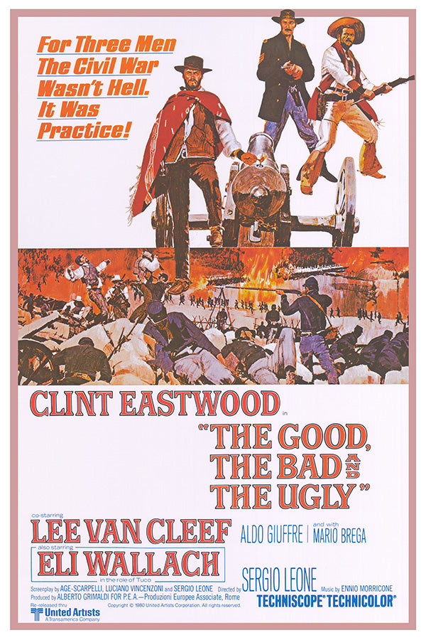 The Good, the Bad and the Ugly (1966) movie poster 24x36