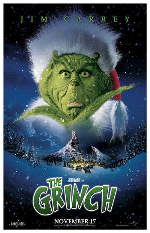 How the Grinch Stole Christmas (2000) movie poster 11x17