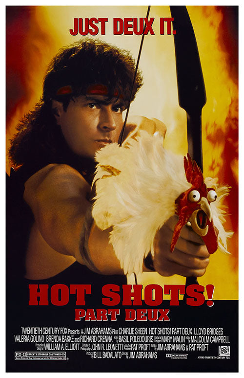 Hot Shots! Part Deux (1993) movie poster 11x17