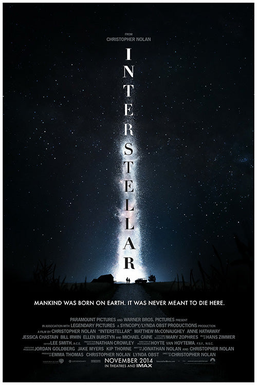 Interstellar (2014) movie poster 11x17