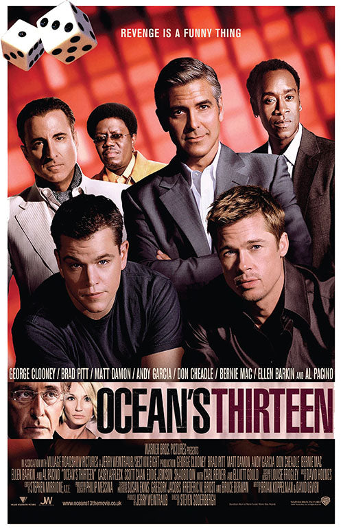 Ocean's Thirteen (2007) movie poster 11x17