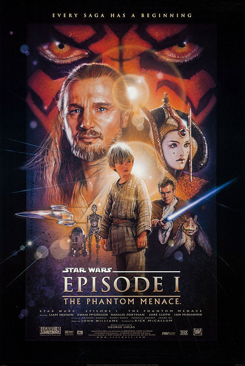 Star Wars: Episode I - The Phantom Menace (1999) movie poster 24x36