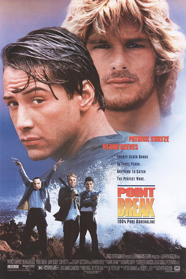 Point Break (1991) movie poster 24x36