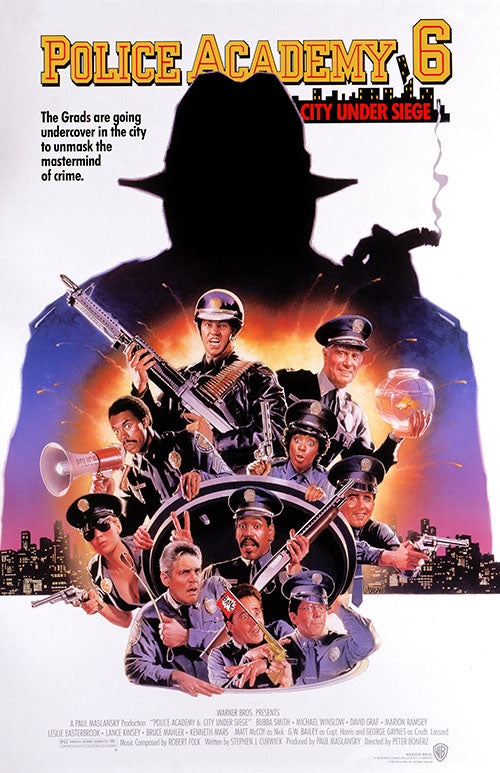 Police Academy 6: City Under Siege (1989) movie poster 11x17
