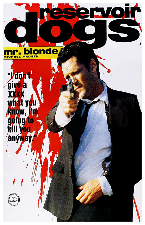 Reservoir Dogs (1992) movie poster 11x17