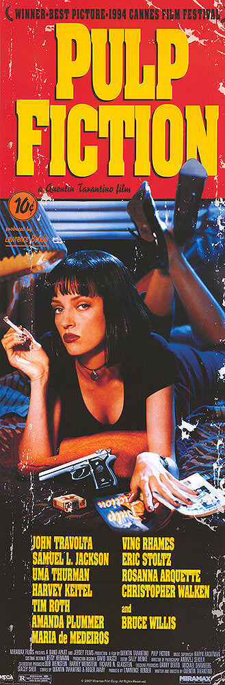 Pulp Fiction (1994) movie poster 21x62