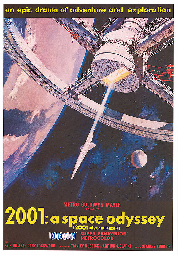 2001: A Space Odyssey (1968) movie poster 27.5x39