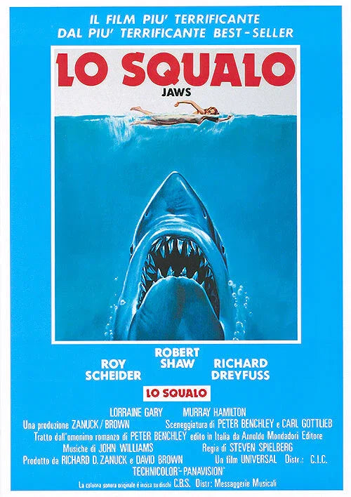Jaws (1975) movie poster 27.5x39.5