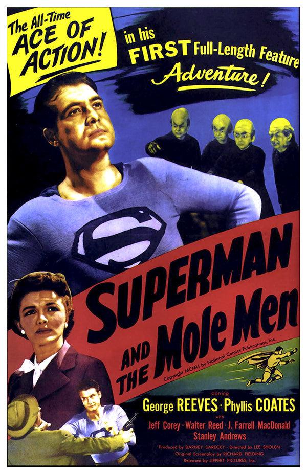 Superman and the Mole Men (1951) movie poster 11x17
