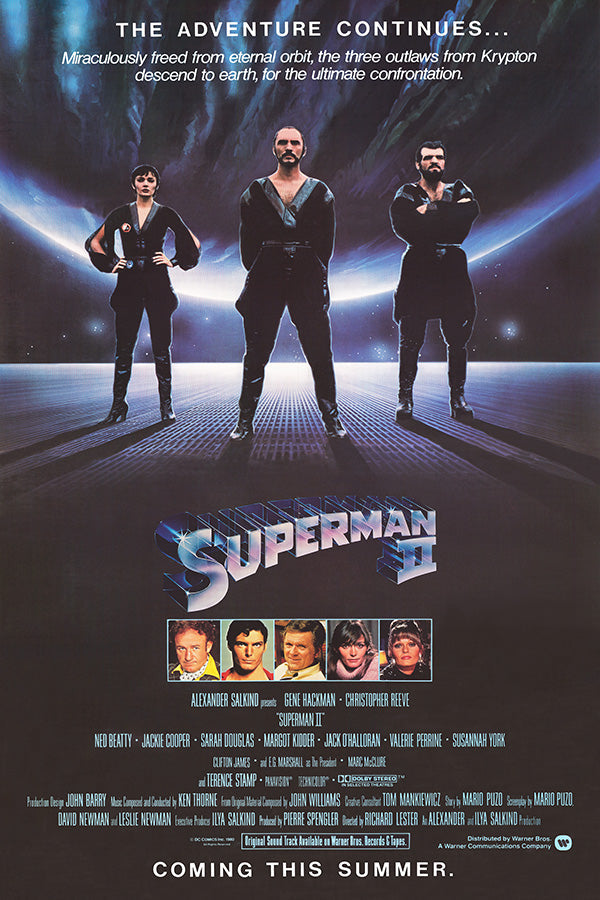 Superman II (1980) movie poster 24x36