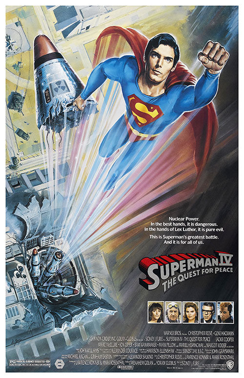 Superman IV: The Quest for Peace (1987) movie poster 11x17