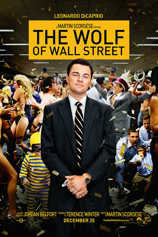 The Wolf of Wall Street (2013) movie poster 24x36